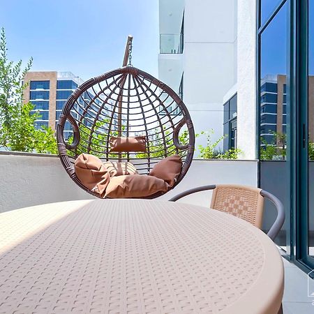 Charming Studio With Balcony In Azizi Riviera Dubai Esterno foto