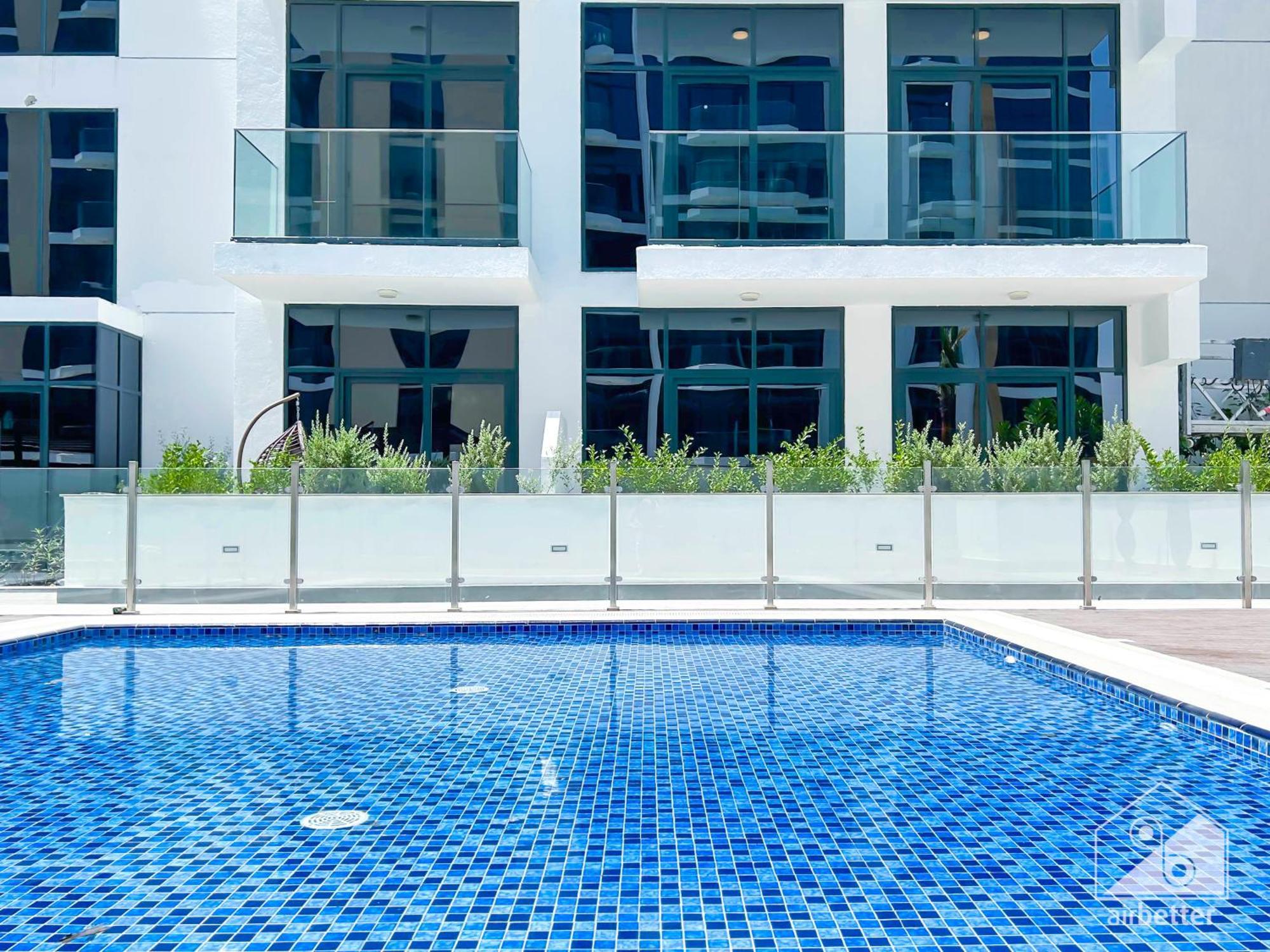 Charming Studio With Balcony In Azizi Riviera Dubai Esterno foto